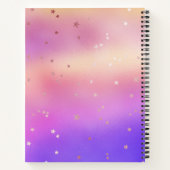 Gepersonaliseerde Pastel Baby Journal Notitieboek (Achterkant)