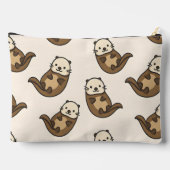 Gepersonaliseerde pastel Charming Cat Pattern Etui (Achterkant)