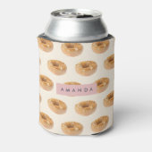 Gepersonaliseerde Pastel Donut Sprinkle Pattern Blikjeskoeler (Blikje Achterkant)