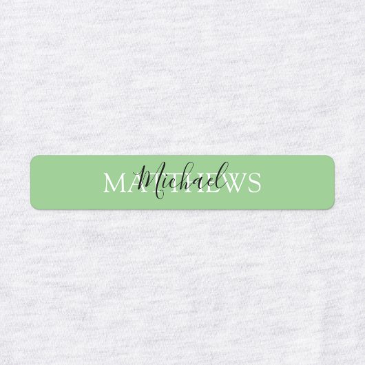 Gepersonaliseerde pastel gekleurde Kinder terug na Labels (Design 1)