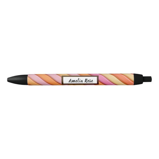 Gepersonaliseerde Pastel Geometrische Abstract Pen (Voorkant)