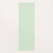 Gepersonaliseerde Pastel Green Mint Yoga Mat (Achterkant)
