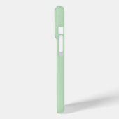 Gepersonaliseerde Pastel Groene Hond Foto Case-Mate iPhone Case (Achterkant / Links)