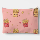 Gepersonaliseerde pastel kawaii frietpatroon etui (Achterkant)