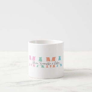 Gepersonaliseerde Pastel MAMA Moederdag Gift   Espresso Kop