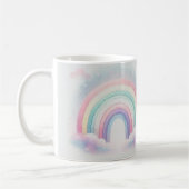Gepersonaliseerde Pastel Rainbow Mom Mok - Aangepa (Links)