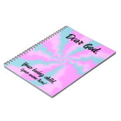 Gepersonaliseerde Pastel Reflections Gebedsdagboek Notitieboek (Linkerzijde)