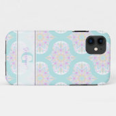 Gepersonaliseerde Pastel Regenboog Bloemen Mandala Case-Mate iPhone Case (Achterkant (horizontaal))
