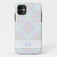 Gepersonaliseerde Pastel Regenboog Bloemen Mandala