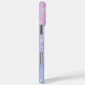 Gepersonaliseerde Pastel Roze Glitter - Initialen Case-Mate iPhone Case (Achterkant / Rechts)