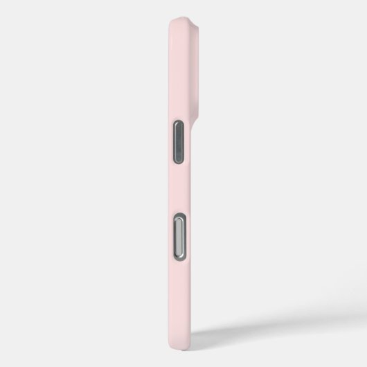 "Gepersonaliseerde Pastel Roze iPhone Case met Cus (Achterkant / Rechts)