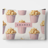 Gepersonaliseerde pastel roze popcorn emmer etui (Voorkant)