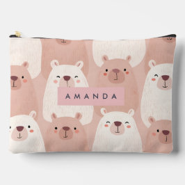 Gepersonaliseerde pastel Schattig Capybara Etui