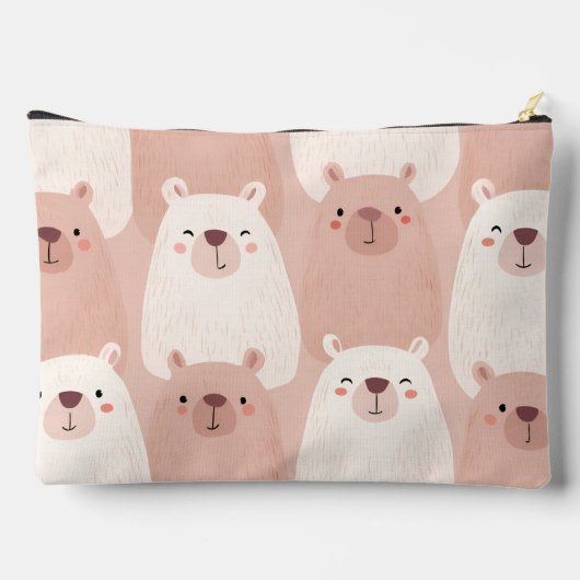 Gepersonaliseerde pastel Schattig Capybara Etui (Achterkant)