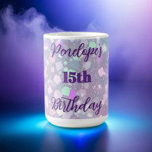 Gepersonaliseerde Pastel Shimmer verjaardagsfeest