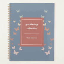 Gepersonaliseerde Pastel Tuinieren Journal Planner