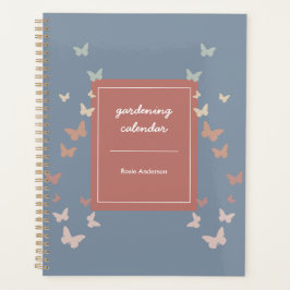 Gepersonaliseerde Pastel Tuinieren Journal Planner