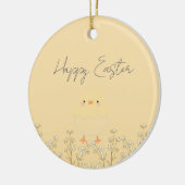 Gepersonaliseerde Pastel Yellow Easter Ornament (Links)