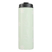 Gepersonaliseerde Pasteldaisy Thermal Tumbler Thermosbeker (Voorkant)
