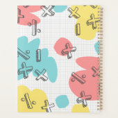 Gepersonaliseerde pasteldoedel planner (Achterkant)