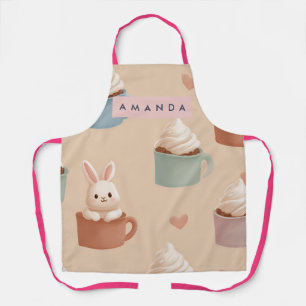 Gepersonaliseerde Pastelkleurige Macarons & Amande Schort