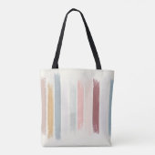 Gepersonaliseerde pastelpenseelstreken tote bag (Achterkant)