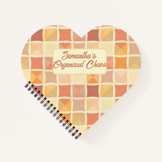 Gepersonaliseerde pastelplanner – Mijn georganisee Notitieboek (Voorkant)