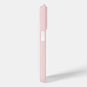 Gepersonaliseerde Pastelroze telefoonhoes met hond Case-Mate iPhone Case (Achterkant / Rechts)