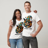 Gepersonaliseerde Patchwork Pump Halloween T-shirt (Unisex)