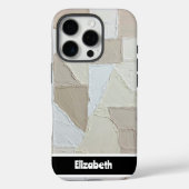 Gepersonaliseerde patchwork textuur Case-Mate iPhone case (Achterkant)