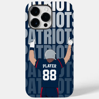 Gepersonaliseerde Patriots Jersey Amerikaans Footb Case-Mate iPhone 14 Pro Max Hoesje
