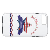 Gepersonaliseerde Patriottische iPhone 7-plus Hoes (Achterkant (Horizontaal))