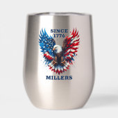 Gepersonaliseerde patriottische kleuren America Bo (Achterkant)