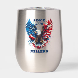 Gepersonaliseerde patriottische kleuren America Bo