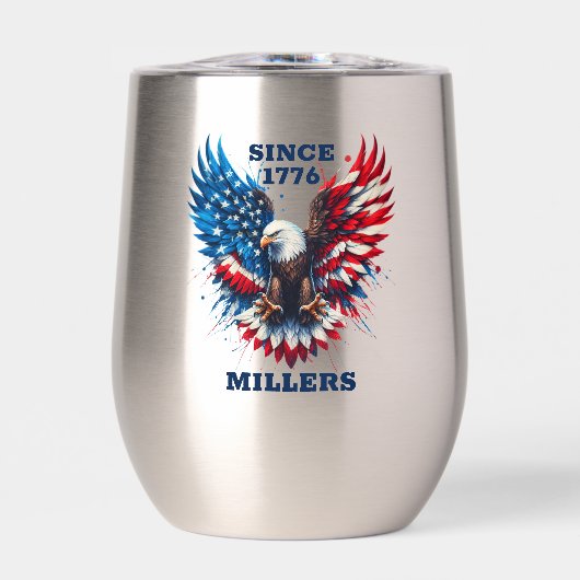 Gepersonaliseerde patriottische kleuren America Bo (Voorkant)