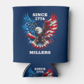 Gepersonaliseerde patriottische kleuren America Bo Blikjeskoeler (Voorkant)