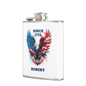 Gepersonaliseerde patriottische kleuren America Bo Heupfles (Links)