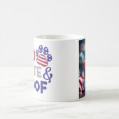 Gepersonaliseerde Patriottische Teckel Mok (Center)