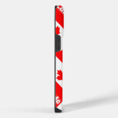 Gepersonaliseerde Patriottische vlag van Canada iPhone Hoesje (Rechterkant)