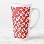 Gepersonaliseerde Patriottische vlag van Canada Latte Mok (Rechts)