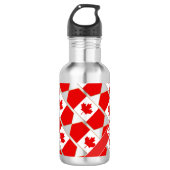 Gepersonaliseerde Patriottische vlag van Canada Waterfles (Voorkant)