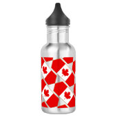 Gepersonaliseerde Patriottische vlag van Canada Waterfles (Links)