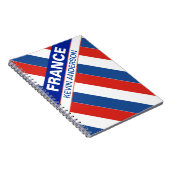 Gepersonaliseerde patriottische vlag van Frankrijk Notitieboek (Rechterzijde)