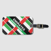 Gepersonaliseerde Patriottische vlag Verenigde Ara Bagagelabel (Voorkant (horizontaal))