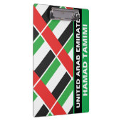 Gepersonaliseerde Patriottische vlag Verenigde Ara Klembord (Rechts)