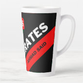 Gepersonaliseerde Patriottische vlag Verenigde Ara Latte Mok (Rechts)