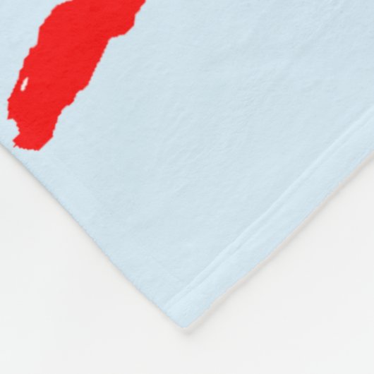 GEPERSONALISEERDE PATRIOTTISCHE VOETBAL MEISJE DEK FLEECE DEKEN (Hoek)