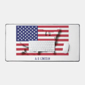 Gepersonaliseerde Patriottische VS AMERIKAANSE vla Bureaumat (Keyboard & Muis)