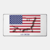 Gepersonaliseerde Patriottische VS AMERIKAANSE vla Bureaumat (Voorkant)