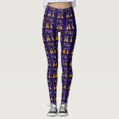 Gepersonaliseerde Patroon Grappig Huisdier Katten  Leggings (Voorkant)